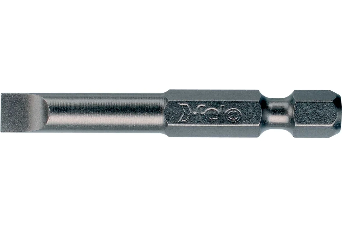 Бита плоская шлицевая серия Industrial E6.3, SL5.5x1 мм, 50 мм, 10 шт Felo 03052510 — детальное фото