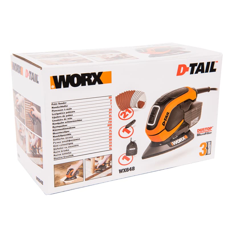 Мультифункциональная шлифмашина WORX WX648 220V 65Вт электрическая — детальное фото