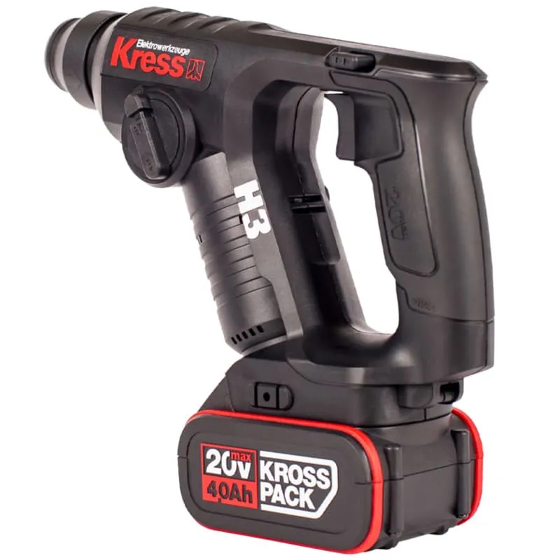 Перфоратор-дрель KRESS H3 KU381 20V 1,5Дж аккумуляторный — детальное фото