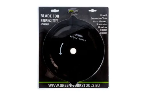 Пильный диск 2905907 для триммеров Greenworks GD40BC 40V, GST1246 230V, GD82BC 82V, GD82BCB 82V — детальное фото