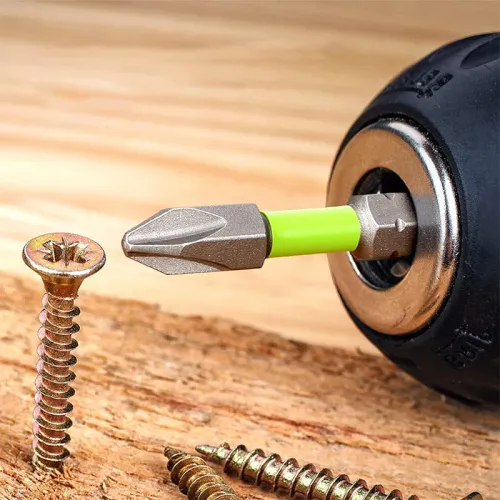 Набор бит, торцевых головок и адаптеров в кейсе Greenworks 2944207 (40 шт.) — детальное фото