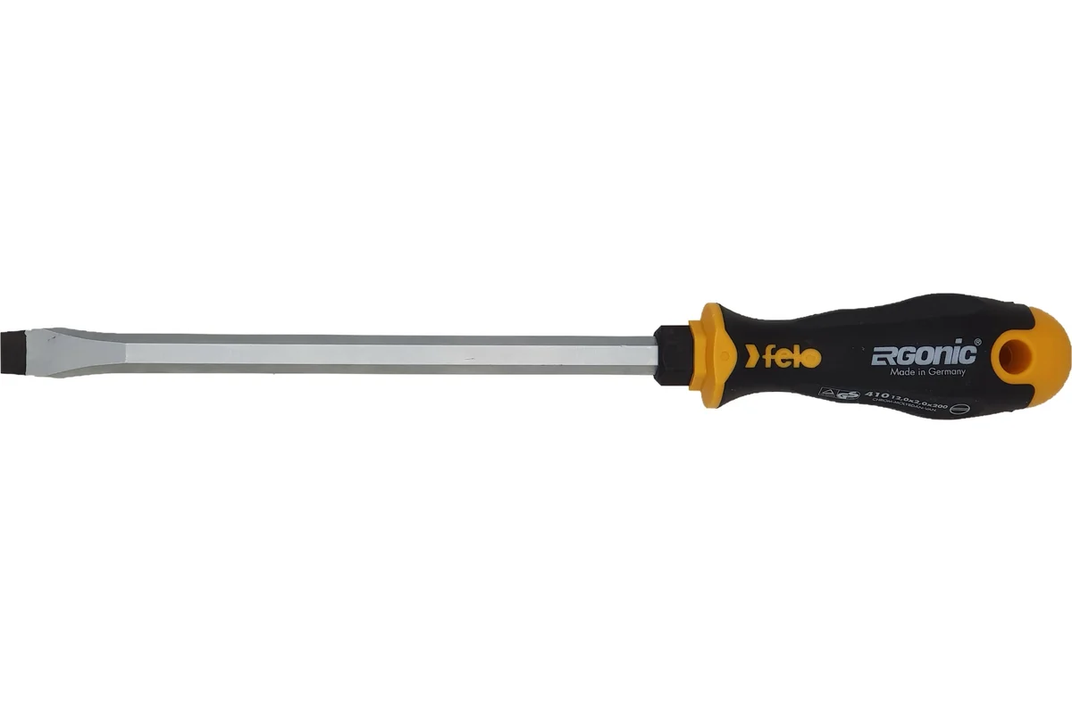 Отвертка Felo шлицевая Ergonic SL 12,0 41012740 — детальное фото