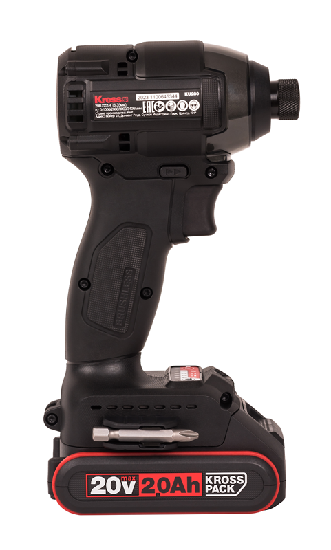 Винтоверт KRESS KU280 20V 190 Нм бесщеточный аккумуляторный — детальное фото
