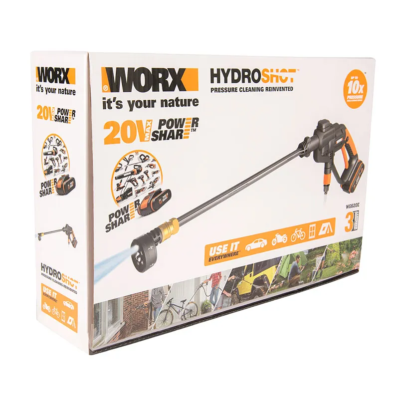 Мойка высокого давления WORX WG620E 20V Hydroshot 24бар аккумуляторная — детальное фото