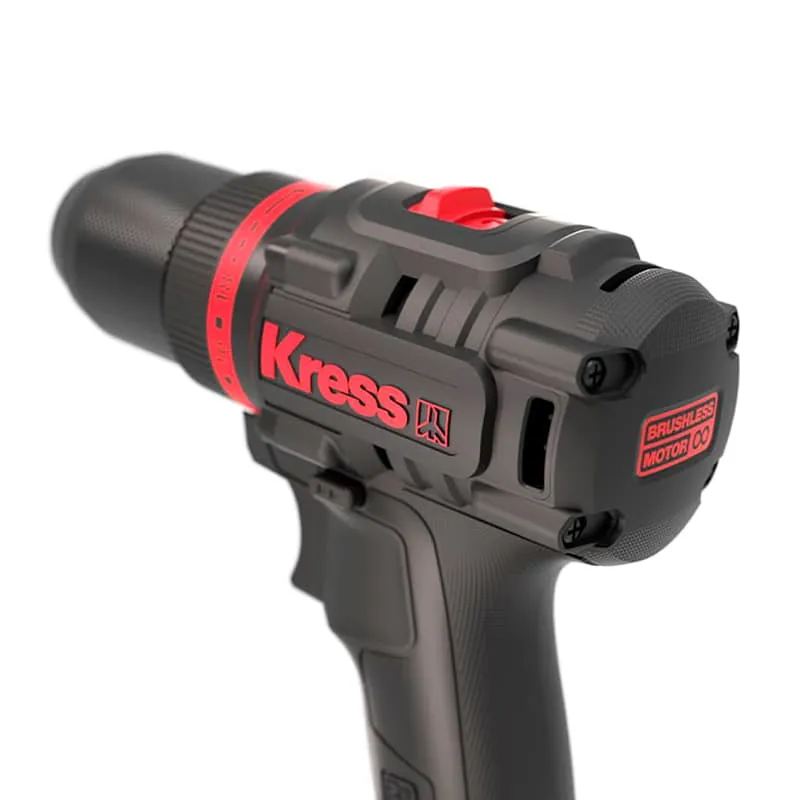 Дрель-шуруповерт KRESS KUA71 20V аккумуляторная бесщеточная — детальное фото