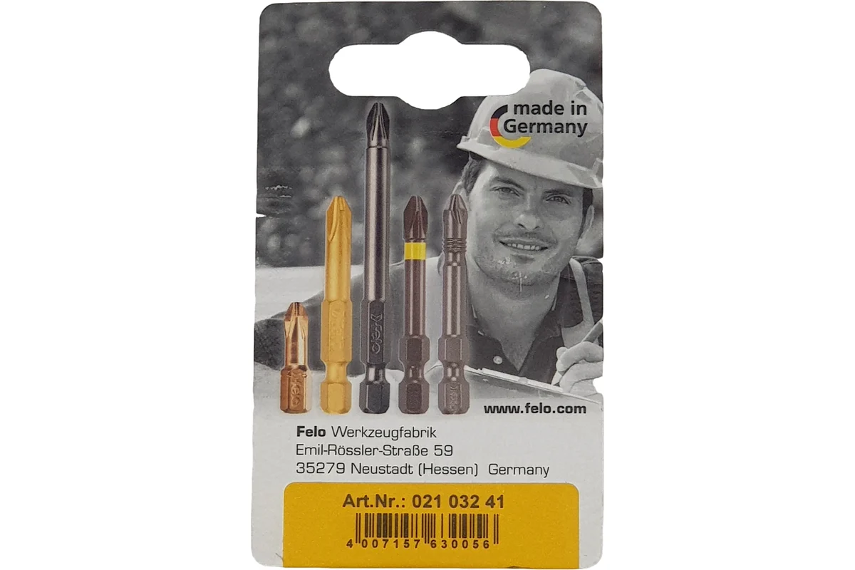 Бита крестовая ударная Impact (2 шт; 25 мм; PZ3) Felo 02103241 — детальное фото