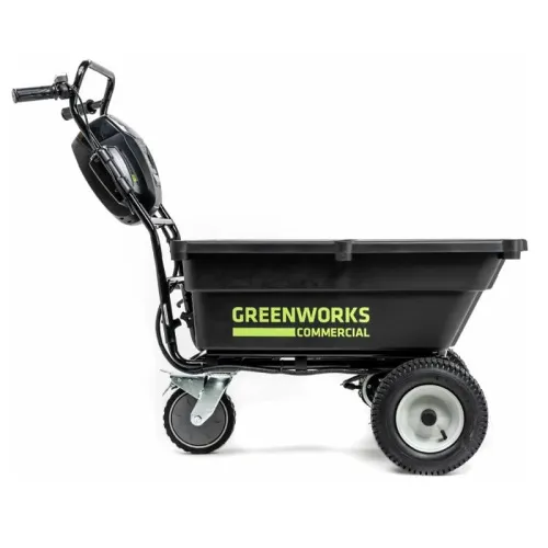 Садовая самоходная тележка Greenworks 82GC 82V 7400607 (106 л) аккумуляторная — детальное фото