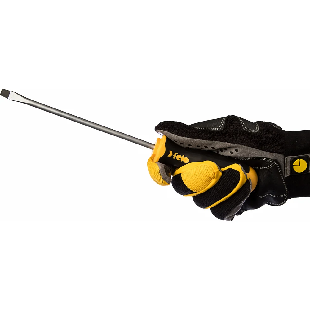 Плоская шлицевая отвертка 6,0х1,2х150 Felo Ergonic 40006510 — детальное фото