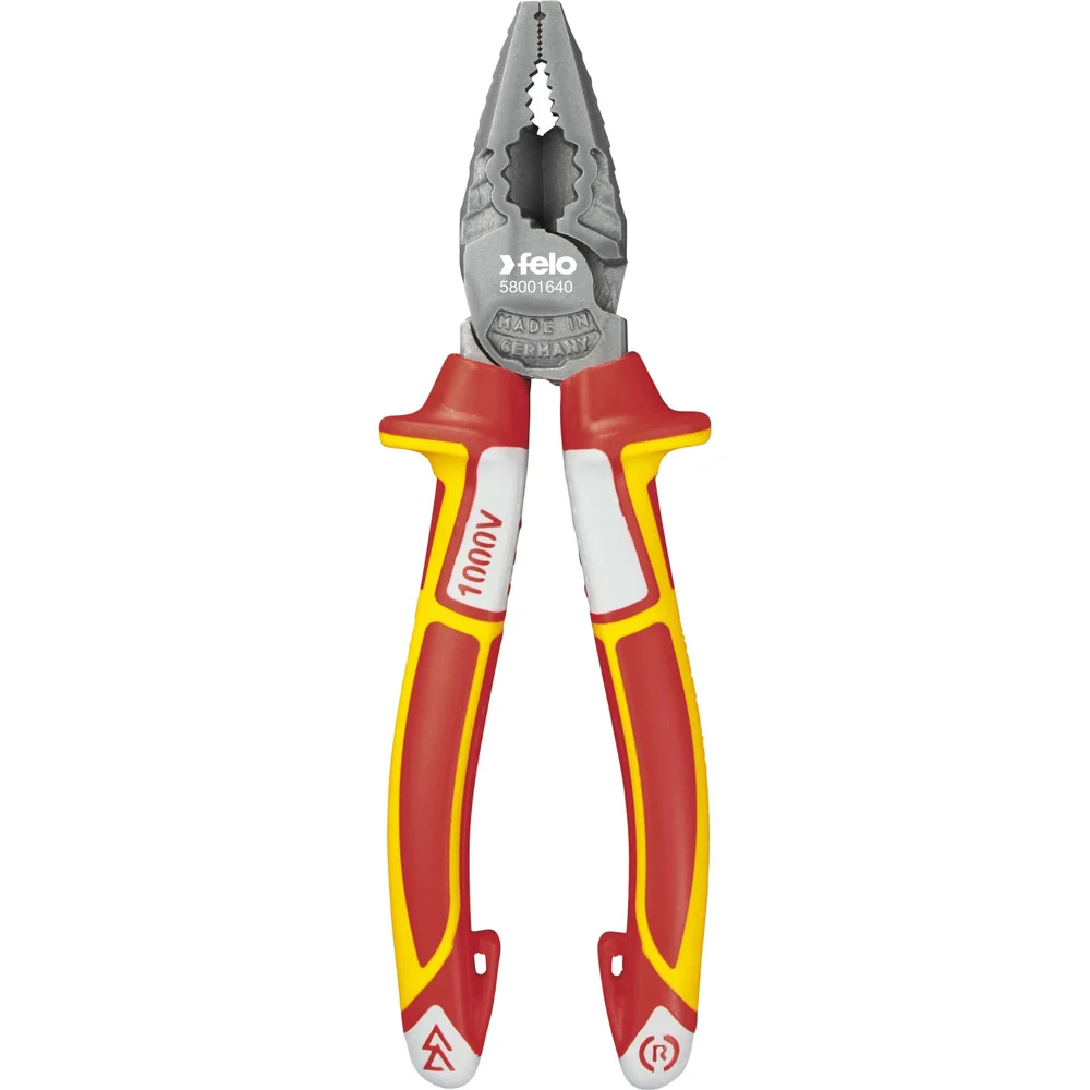 Диэлектрические комбинированные плоскогубцы 180 мм Felo 58001840 — детальное фото