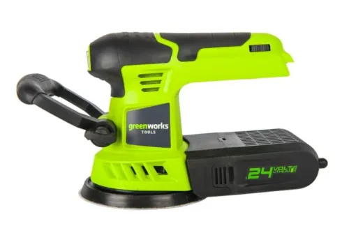 Шлифмашина Greenworks G24ROS 24V 3100107 (125 мм) аккумуляторная — детальное фото