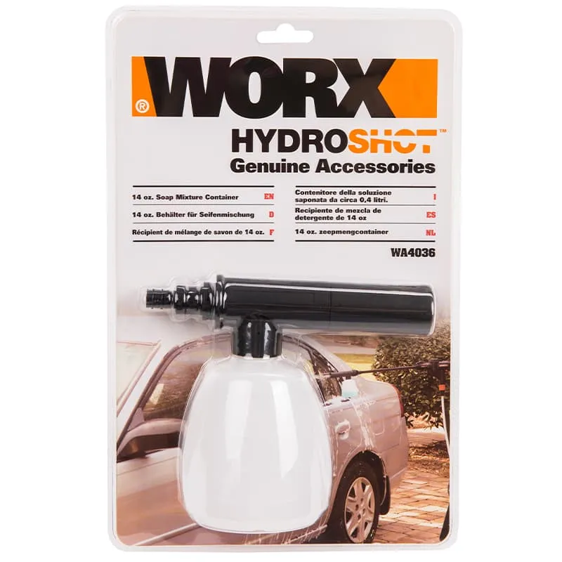Пенопреобразователь WORX WA4036 для аккумуляторной мойки высокого давления — детальное фото