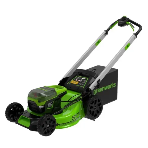 Газонокосилка самоходная Greenworks GD60LM51SP 60V 2514307 (51 см) бесщеточная аккумуляторная — детальное фото