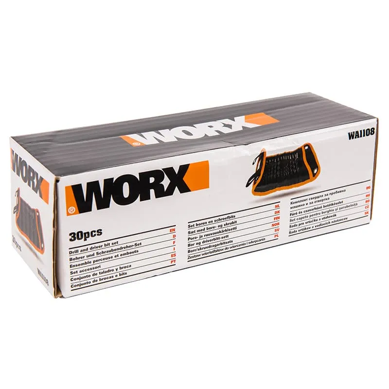 Набор оснастки WORX WA1108 30 шт — детальное фото