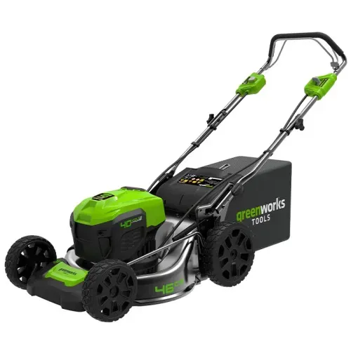 Самоходная газонокосилка Greenworks GD40LM46SP 40V 2506807 (46 см) аккумуляторная — детальное фото