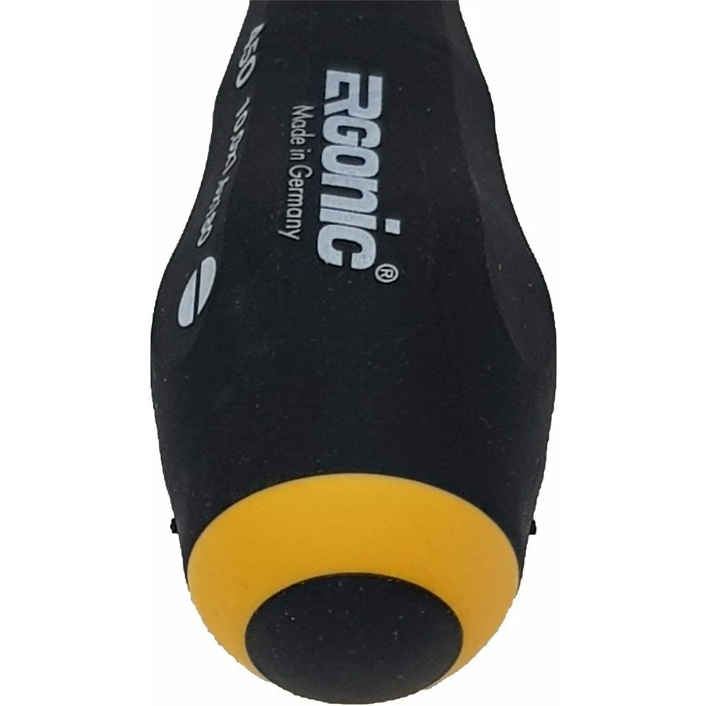 Плоская шлицевая ударная отвертка Felo Ergonic 10,0X1,6X180 45010040 — детальное фото