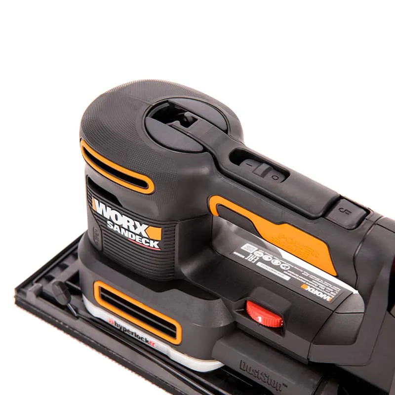 Виброшлифмашина WORX WX820 20V аккумуляторная — детальное фото