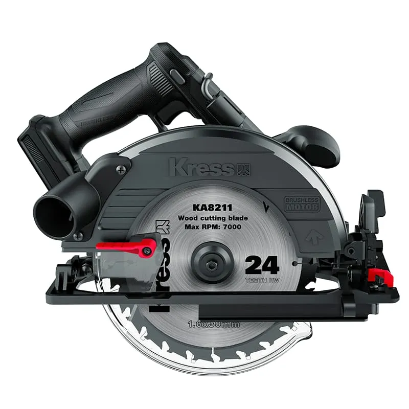 Пила циркулярная KRESS KUE15.9 20V 185мм бесщеточная аккумуляторная, без АКБ и ЗУ