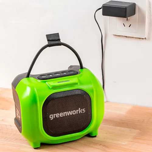 Беспроводная акустическая система (колонка) Greenworks GPT-MNBS 24V/220V 3503107 аккумуляторная — детальное фото