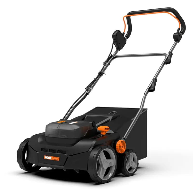 Аэратор-скарификатор WORX NITRO WG855E 40V 36см бесщеточный аккумуляторный — детальное фото