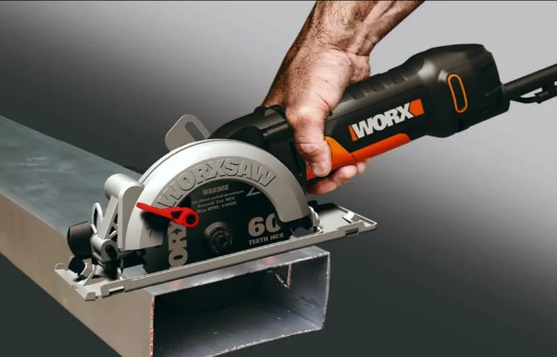 Дисковая пила компактная WORX WX439 220V WORXSaw 480Вт 120мм электрическая — детальное фото