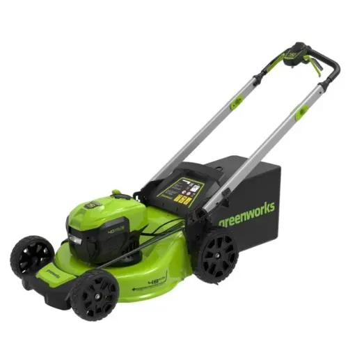 Газонокосилка самоходная Greenworks GD40LM48SP 40V 2517407 (48 см) бесщеточная аккумуляторная — детальное фото