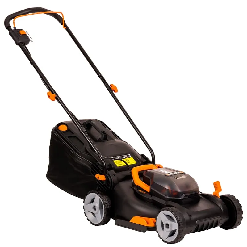 Газонокосилка WORX WG743E 40V  Li Lawn Mower 40см аккумуляторная — детальное фото