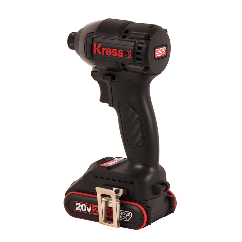 Винтоверт KRESS KU280 20V 190 Нм бесщеточный аккумуляторный — детальное фото