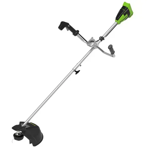 Триммер с велосипедными ручками аккумуляторный Greenworks 40 см 40V GD40BCB 2105707UG, бесщёточный, с АКБ на 5 А*ч и ЗУ