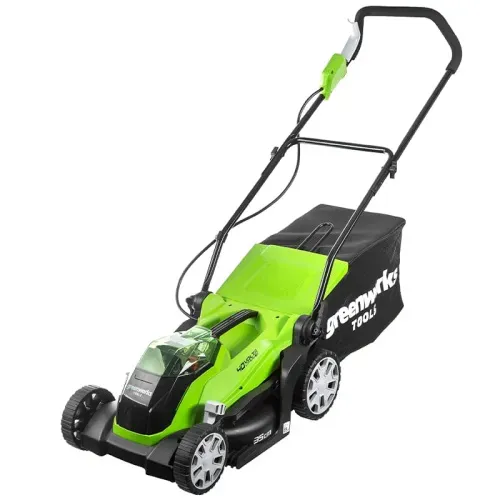 Газонокосилка Greenworks G40LM35 40V 2501907 (35 см) аккумуляторная — детальное фото