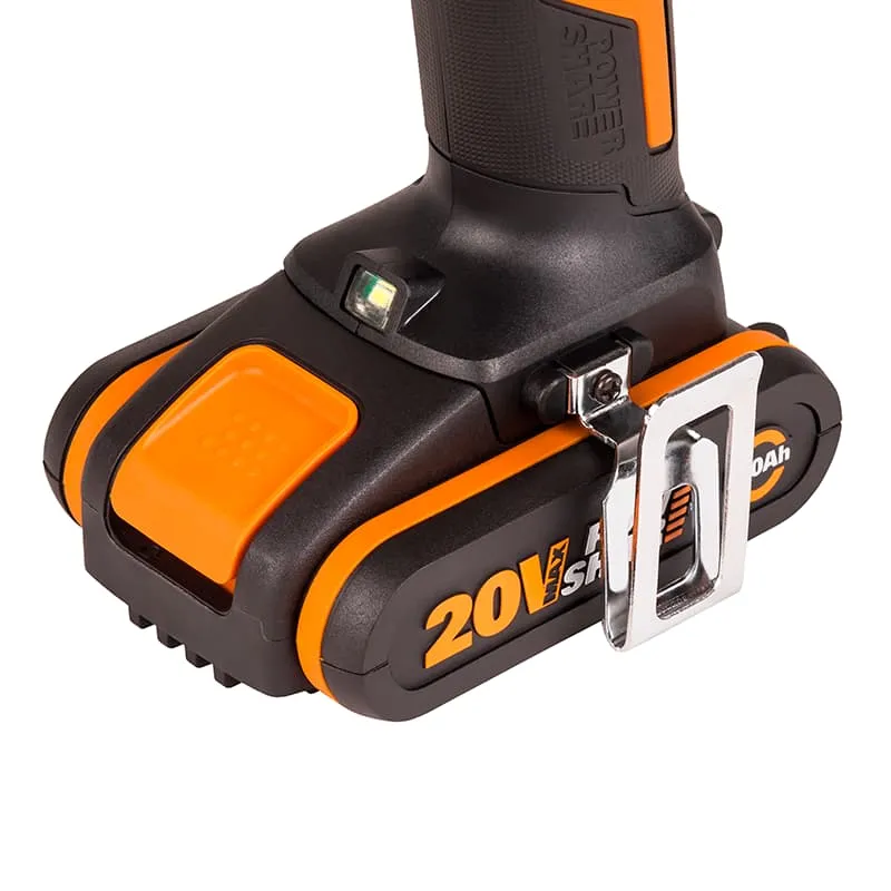 Дрель-шуруповерт ударная WORX WX370 20V 50Нм аккумуляторная — детальное фото