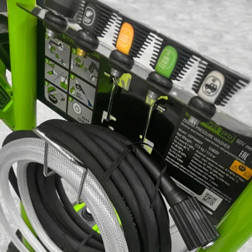 Мойка высокого давления Greenworks GDPW60DP 60V 5106207 (250 бар) с портом на два аккумулятора бесщеточная аккумуляторная — детальное фото