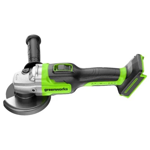 Угловая шлифмашина (болгарка) Greenworks GD24AG 24V 3200207 (125 мм) бесщеточная аккумуляторная — детальное фото