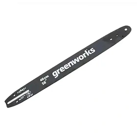 Шина Greenworks 40 см 29757 для цепной пилы Greenworks GD40CS40 40V